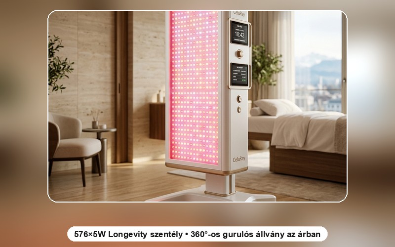 CeluRay Grand RLPRO600MAX 576 LED longevity szentély